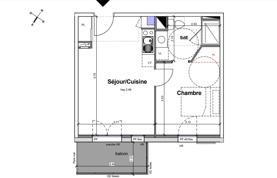 Image_, Appartement, Nantes, ref :NTES LANDREAU T3L